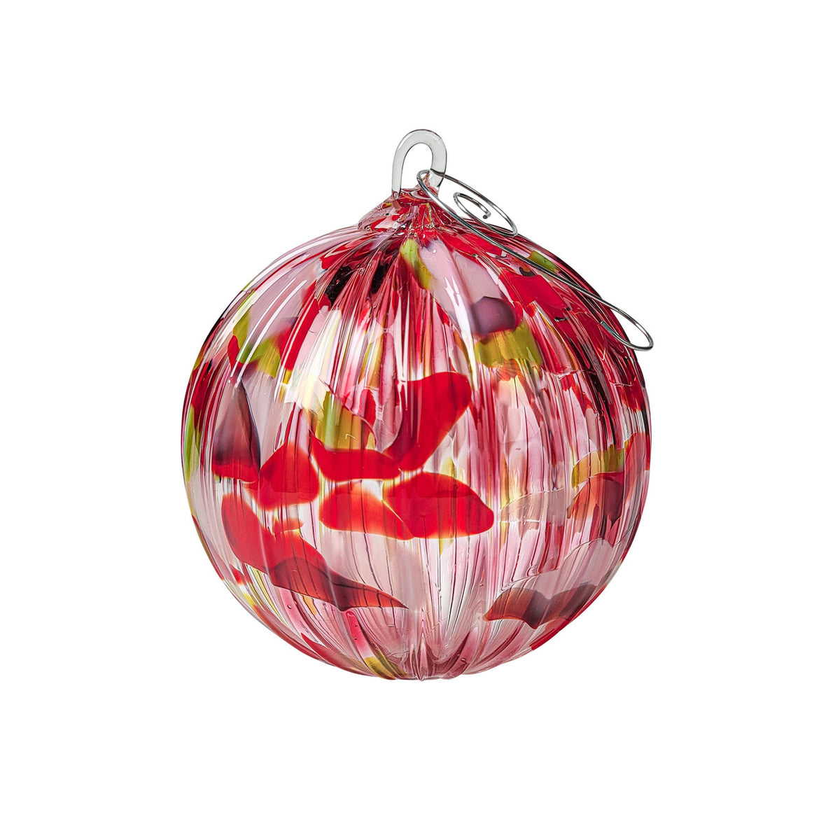 Jolly Handblown Glass Ornament