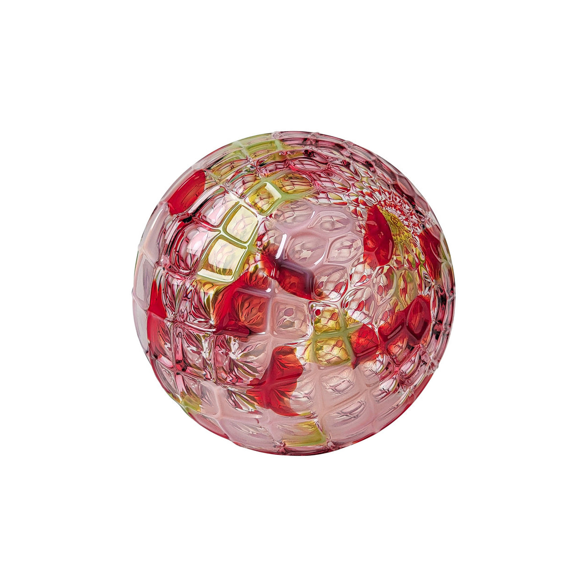 Jolly Handblown Glass Ornament
