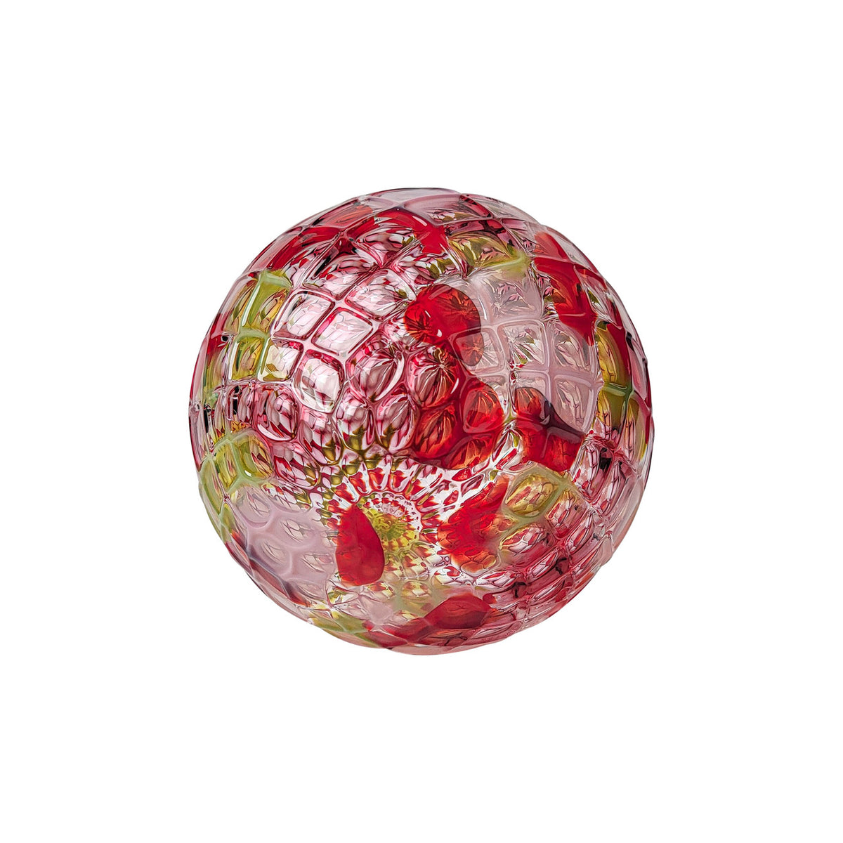 Jolly Handblown Glass Ornament