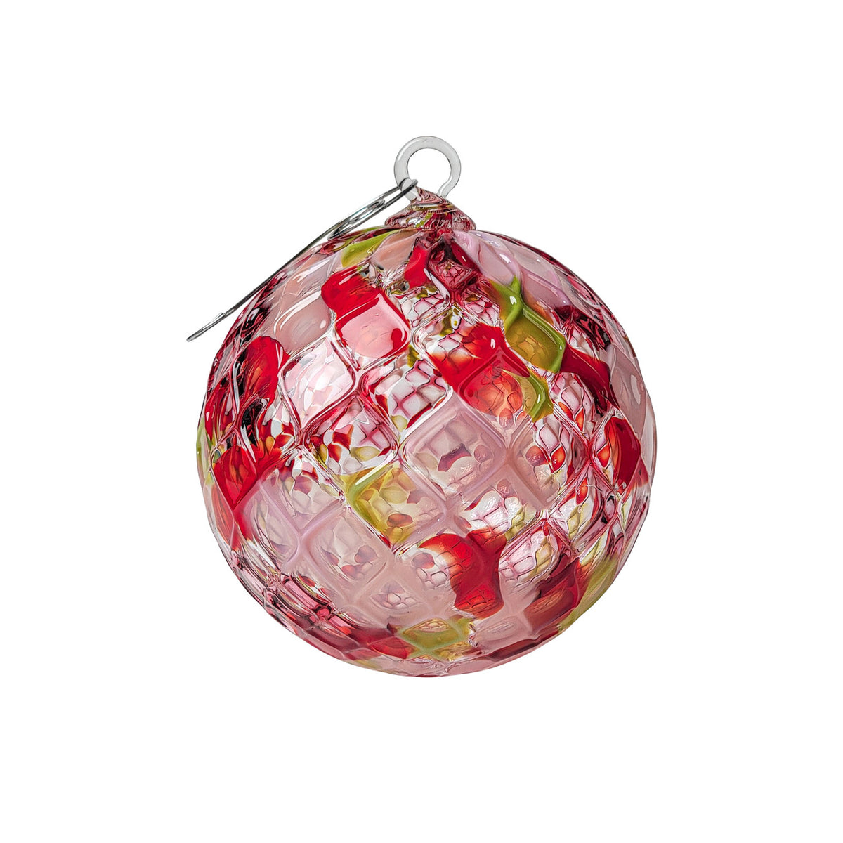 Jolly Handblown Glass Ornament
