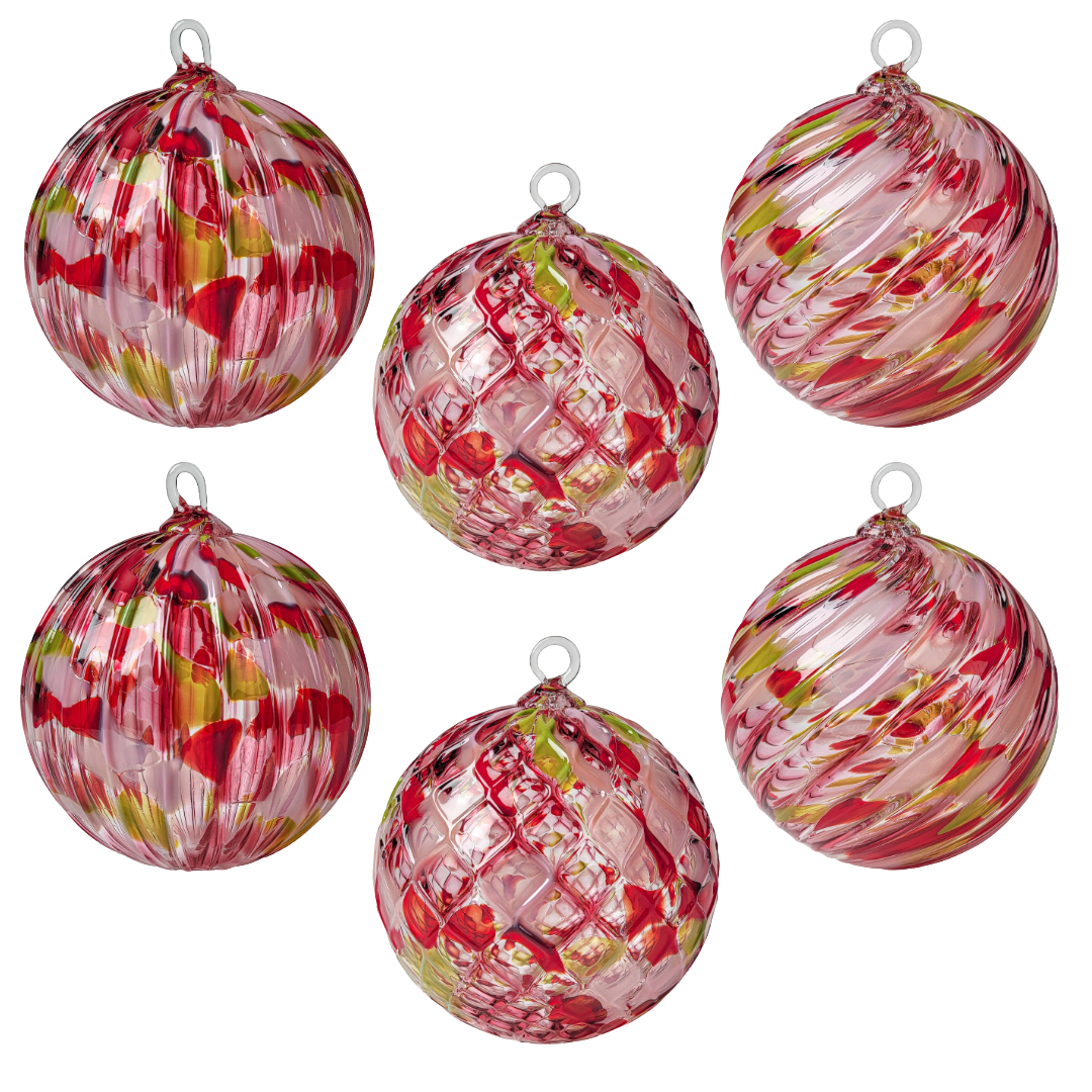 Jolly Handblown Glass Ornament
