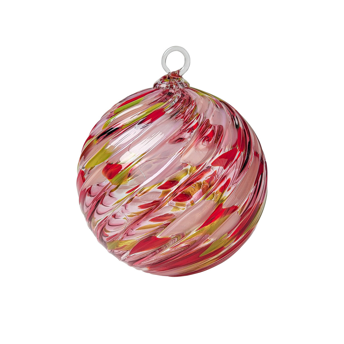 Jolly Handblown Glass Ornament