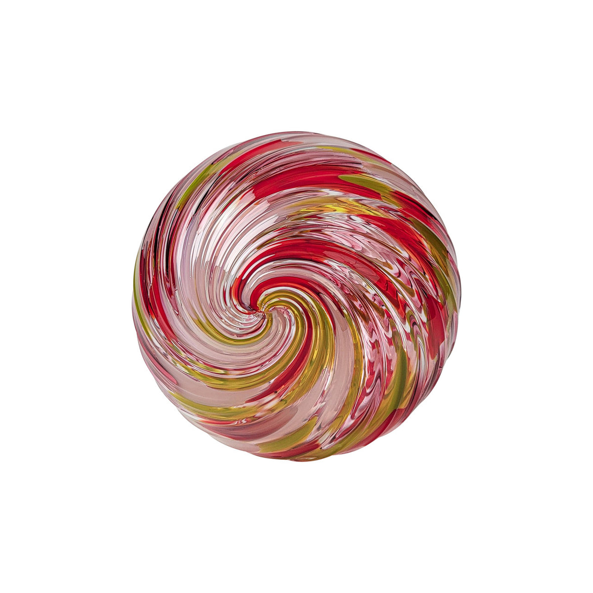 Jolly Handblown Glass Ornament