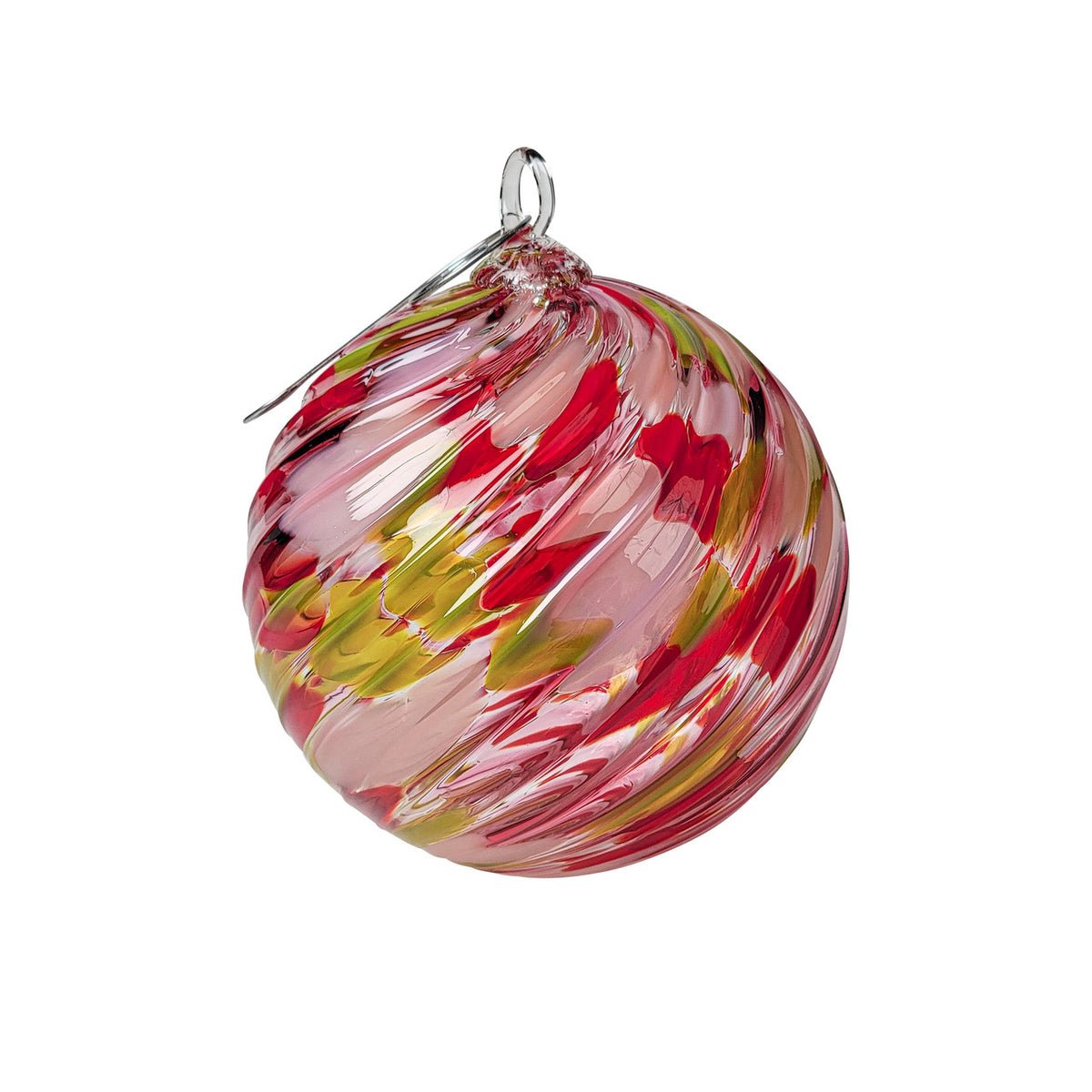 Jolly Handblown Glass Ornament