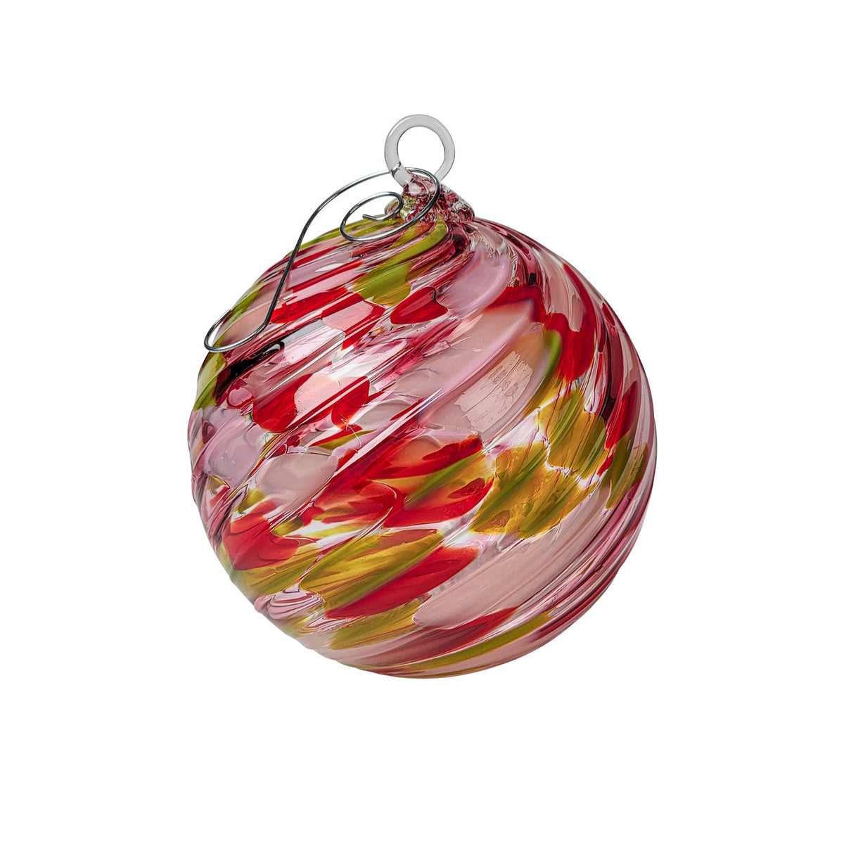 Jolly Handblown Glass Ornament