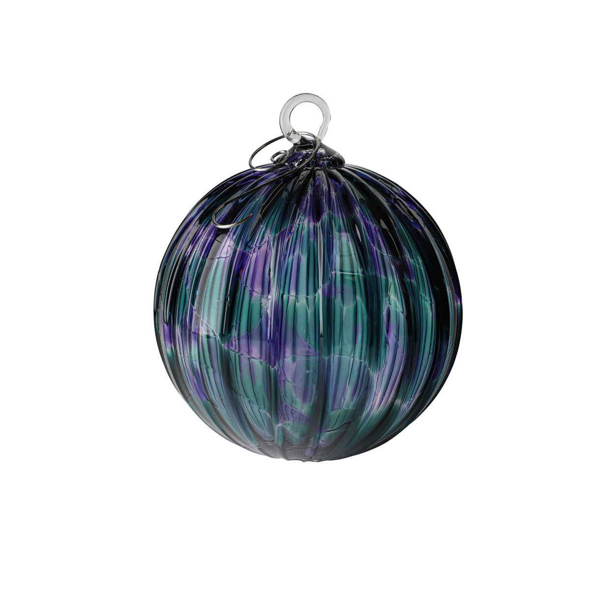 June Birthstone Handblown Glass Ornament