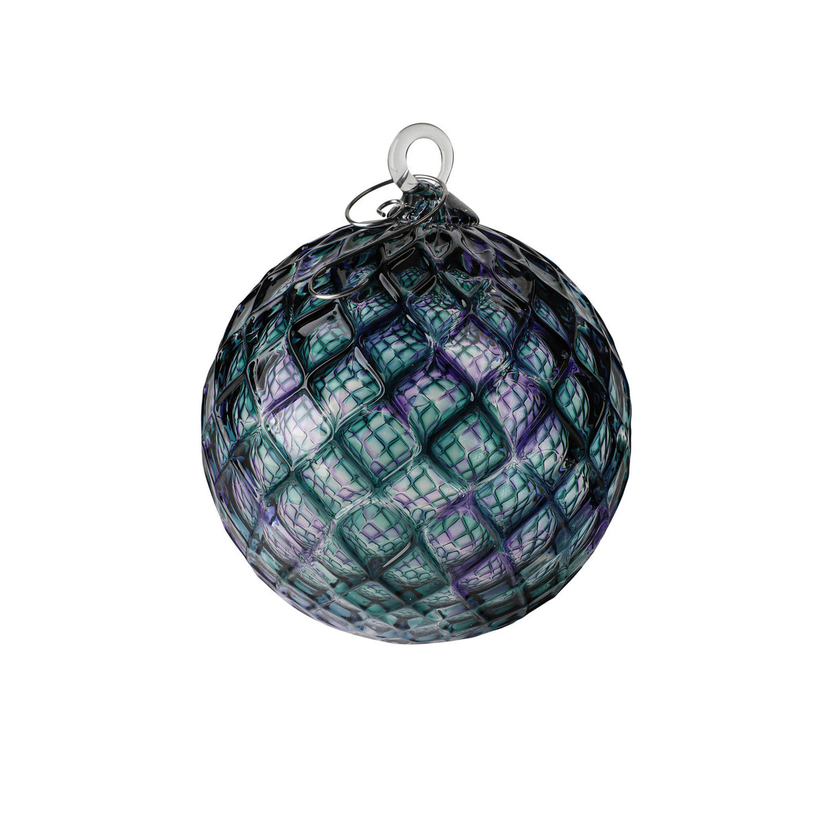 June Birthstone Handblown Glass Ornament