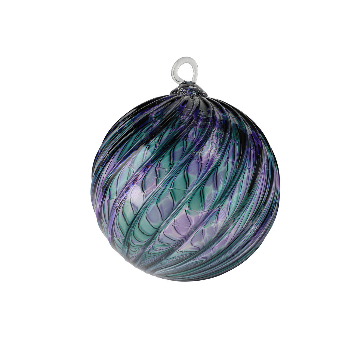 June Birthstone Handblown Glass Ornament
