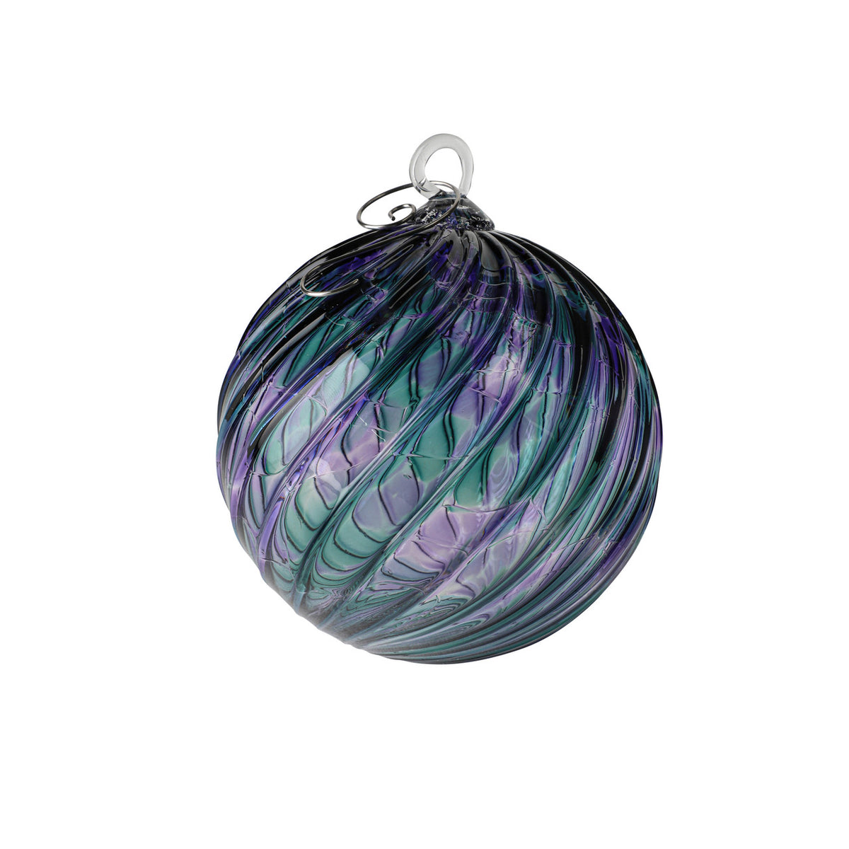 June Birthstone Handblown Glass Ornament