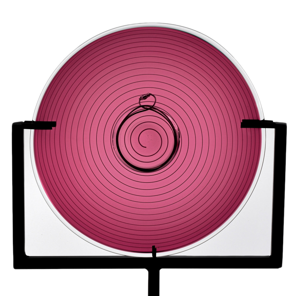 Plum Spiral Rondel