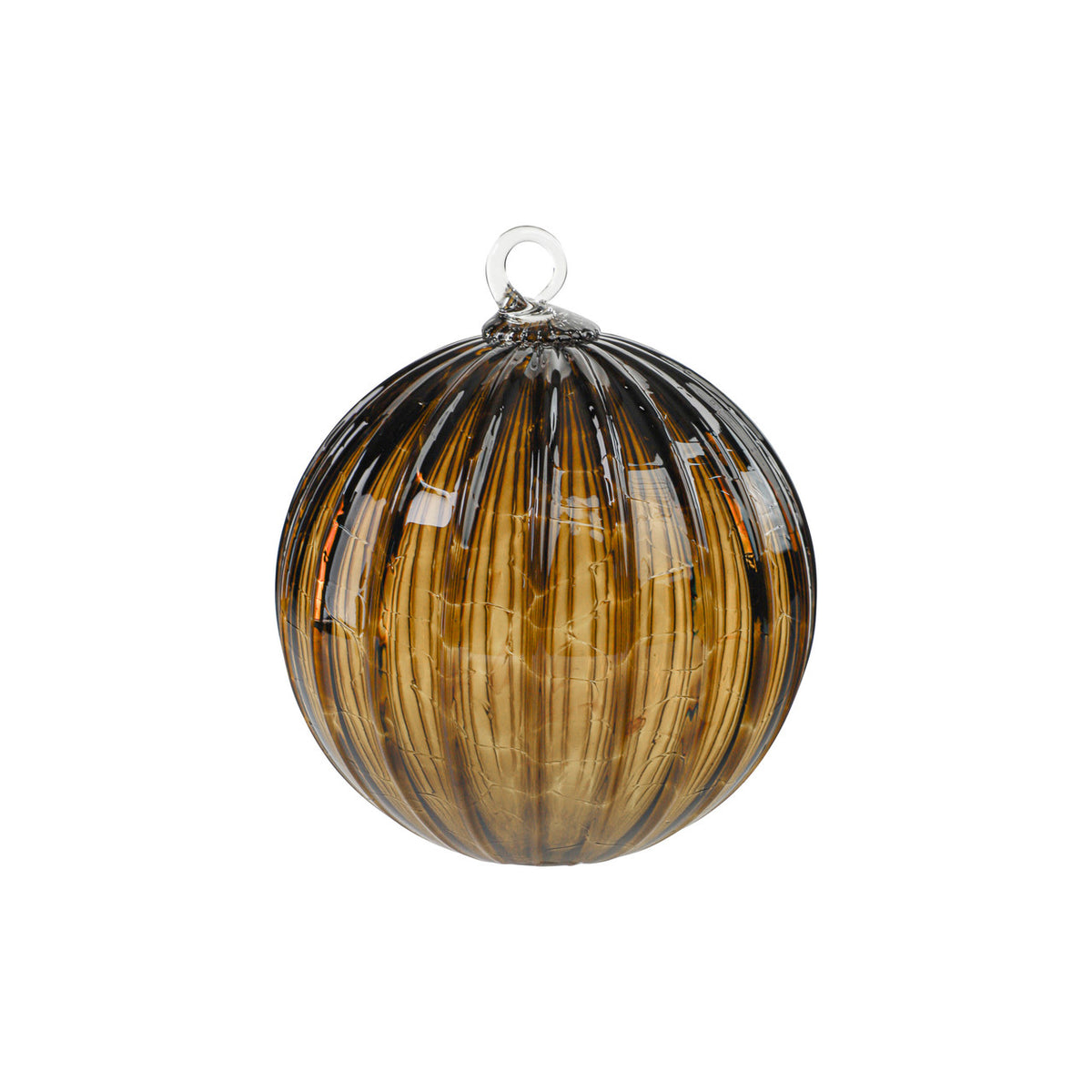 Light Brown Sugar Handblown Glass Ornament