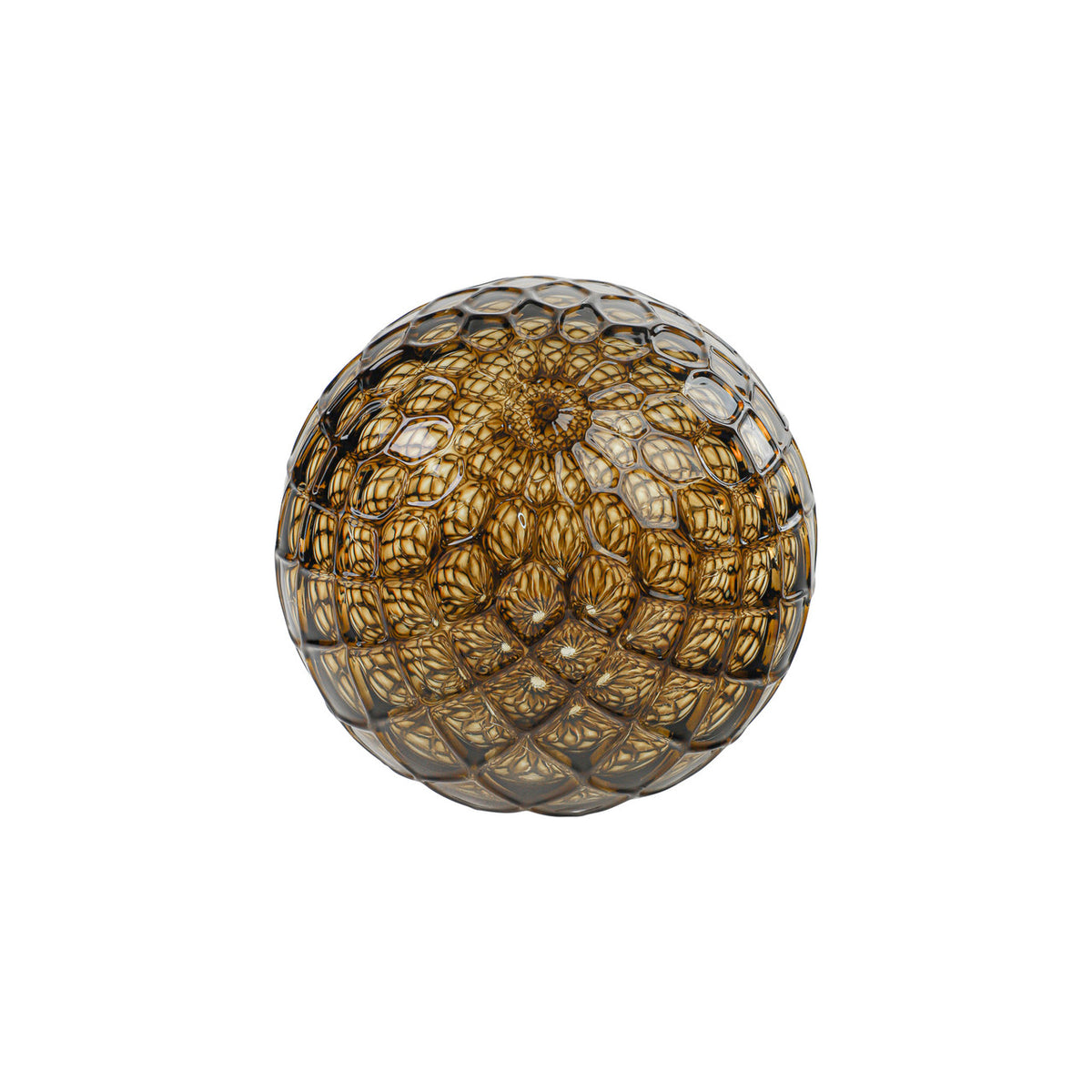 Light Brown Sugar Handblown Glass Ornament