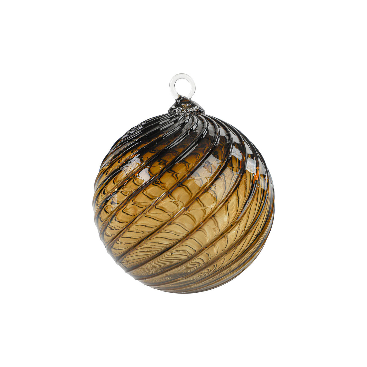 Light Brown Sugar Handblown Glass Ornament