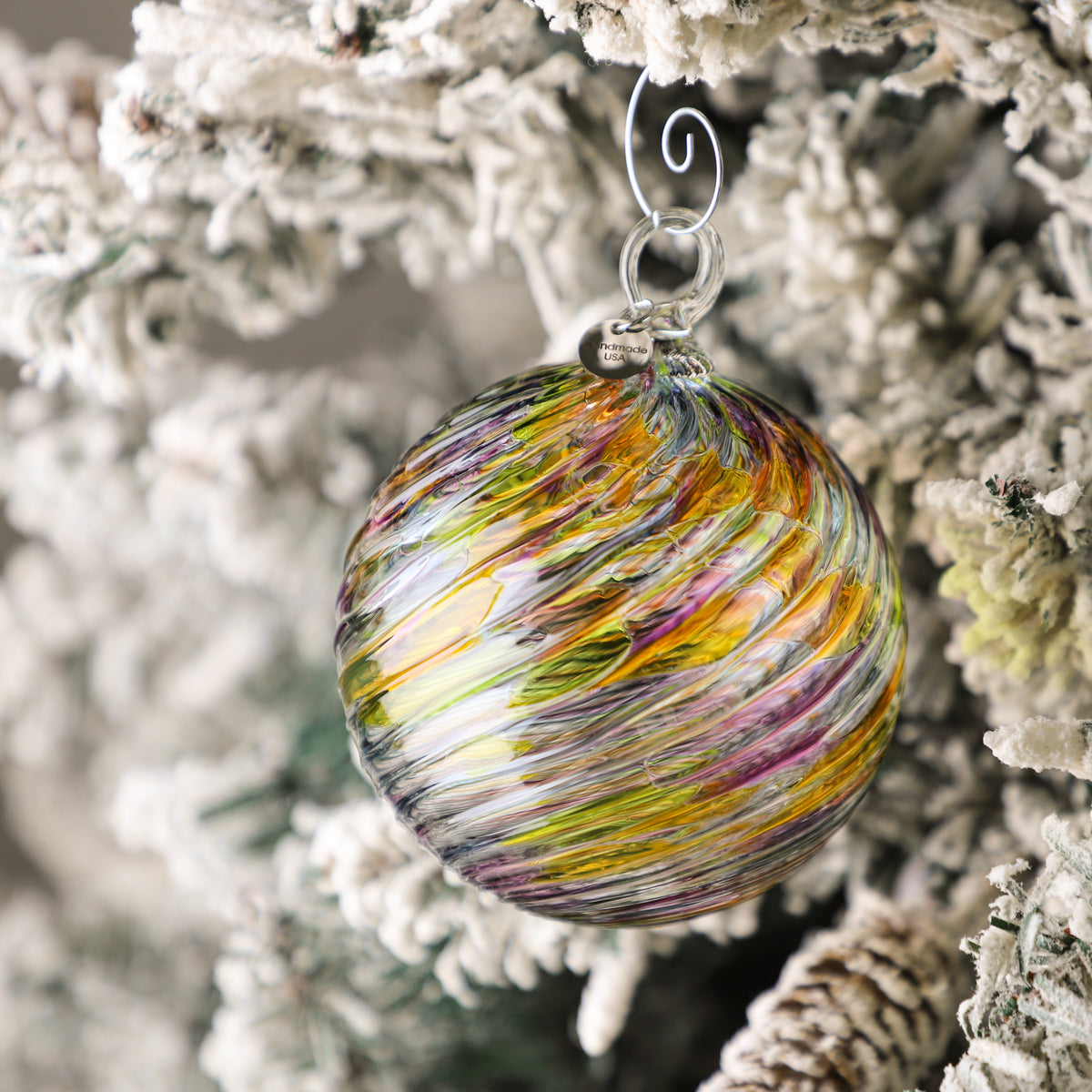 Make A Wish Handblown Glass Ornament