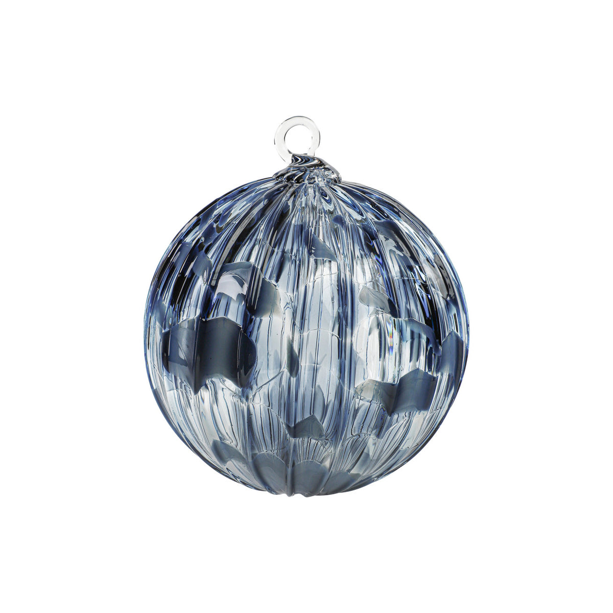Mount Shasta, CA Handblown Glass Ornament
