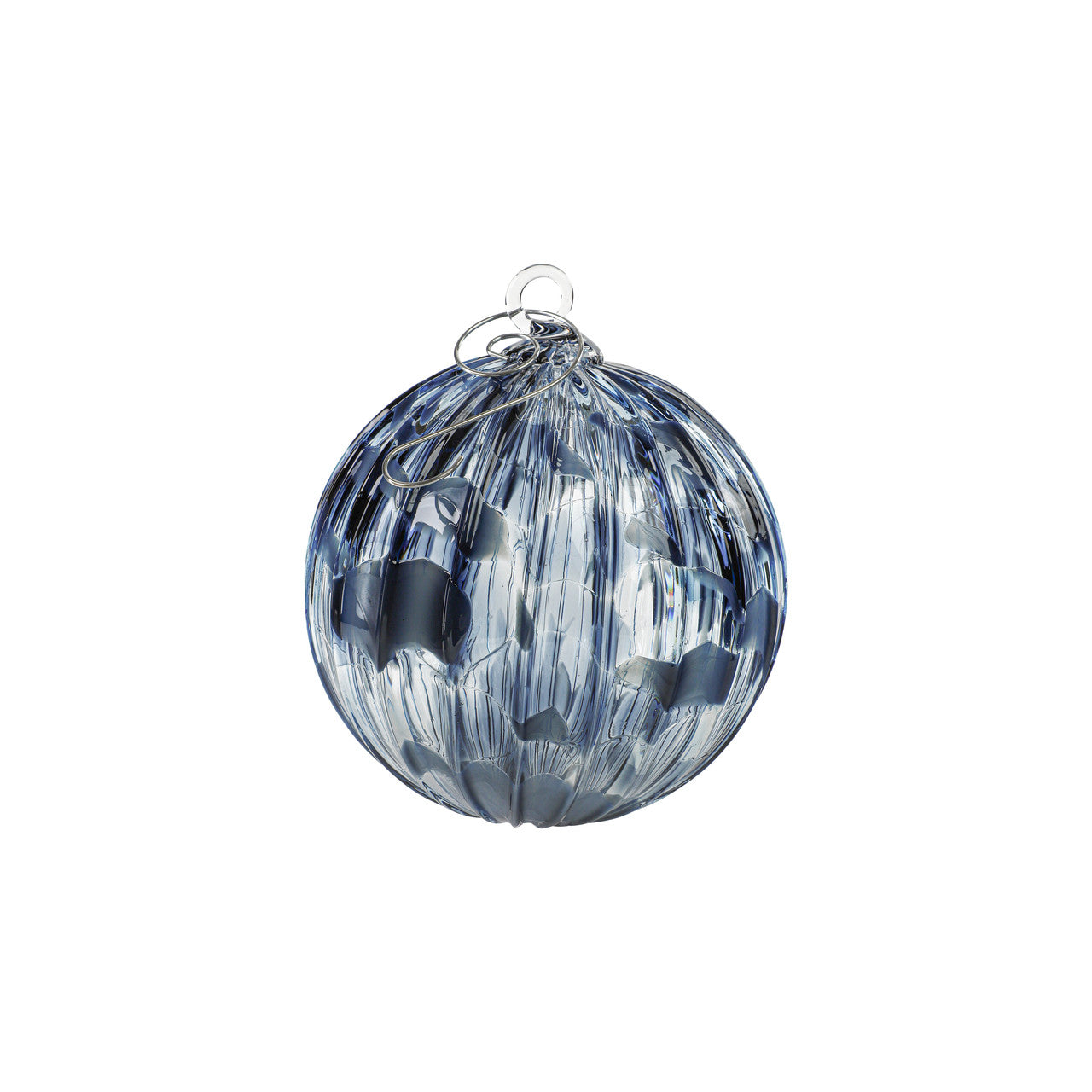 Set of 6 Handblown glass ornament