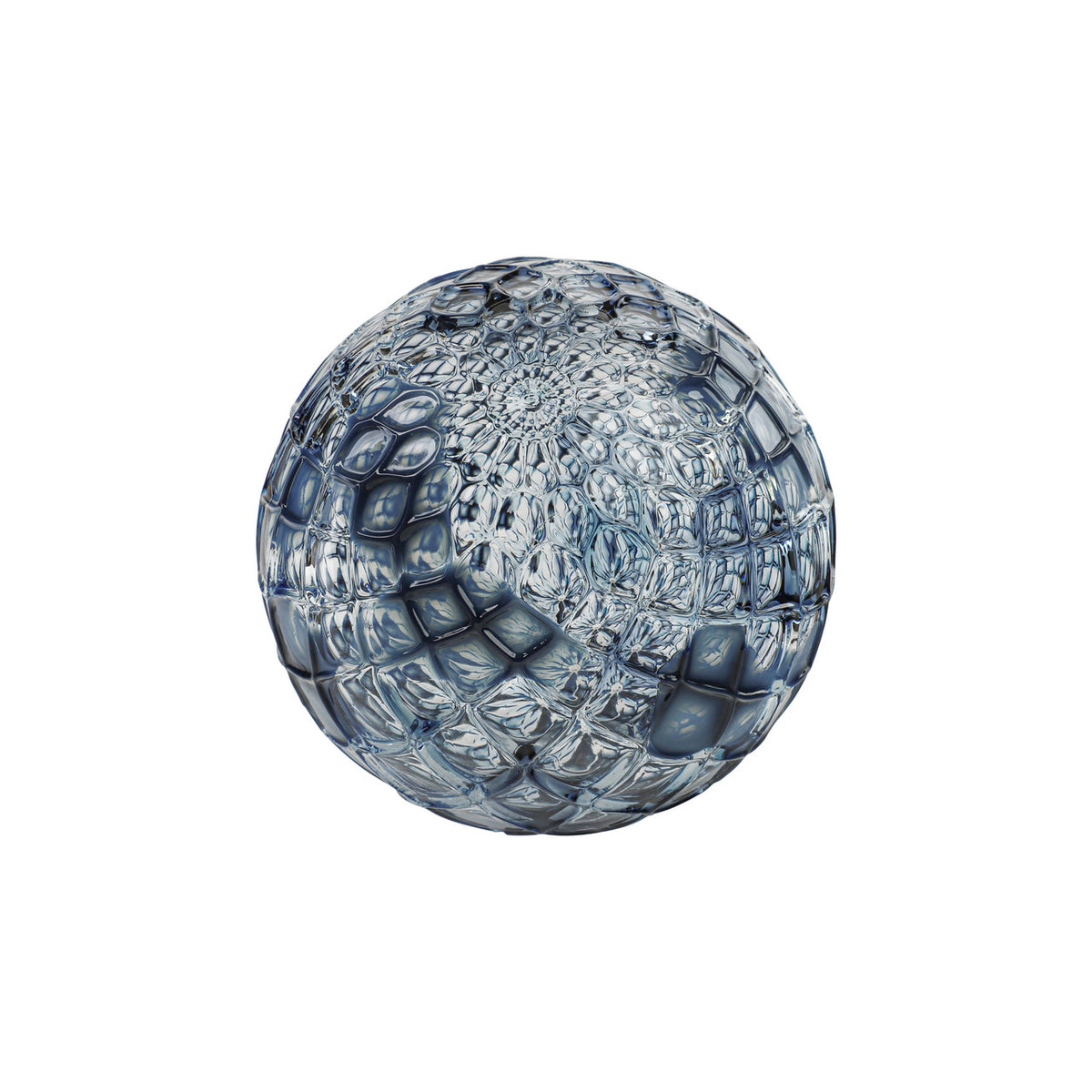 Mount Shasta, CA Handblown Glass Ornament
