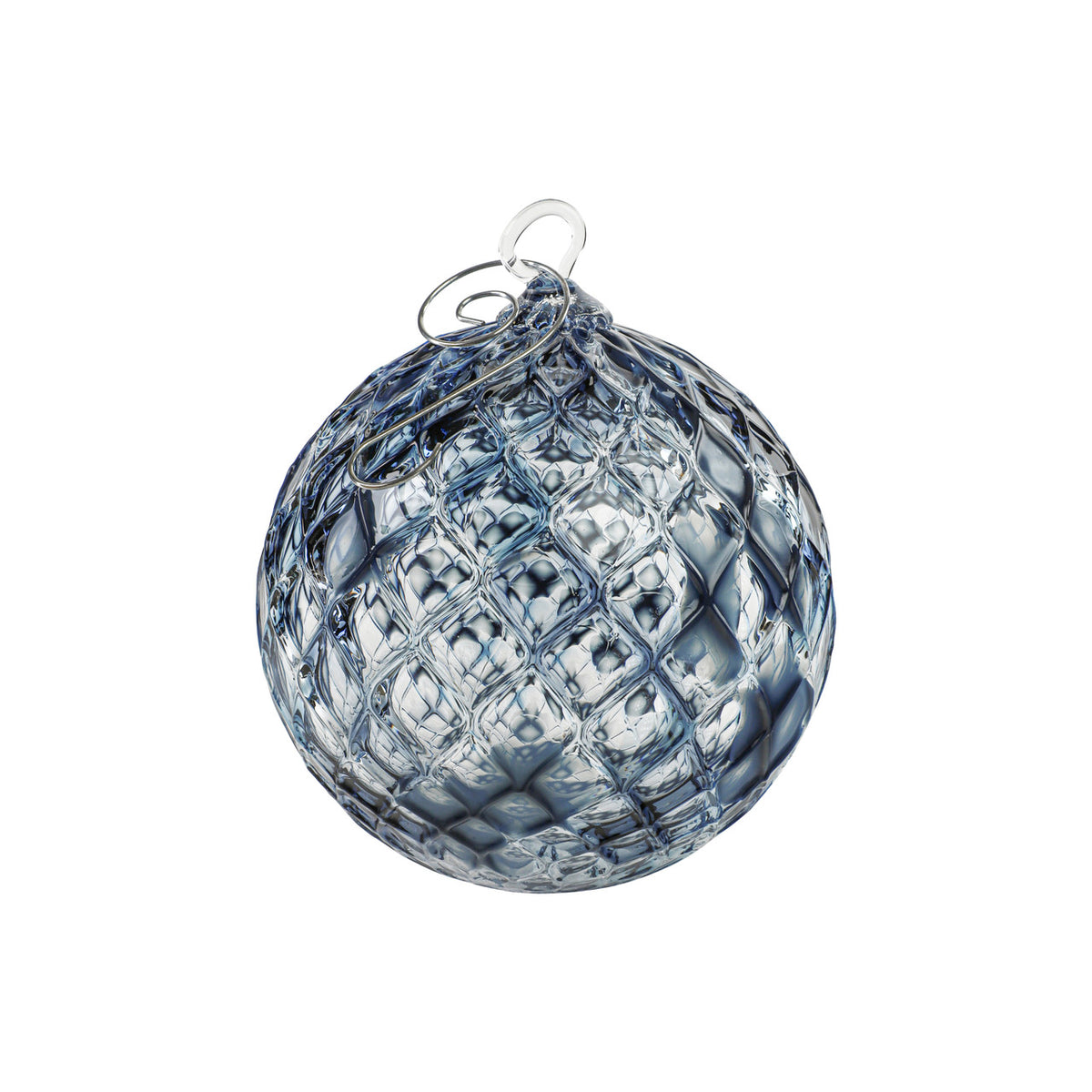 Mount Shasta, CA Handblown Glass Ornament