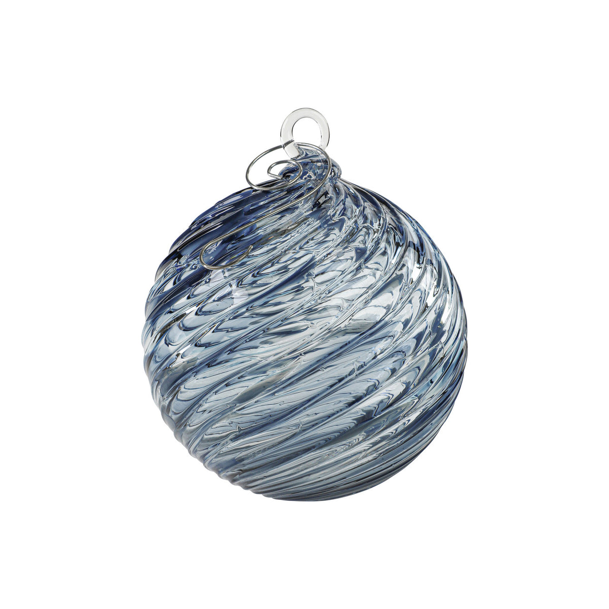 Mount Shasta, CA Handblown Glass Ornament