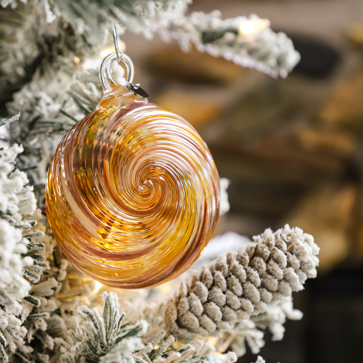 Maple & Mulberry Handblown Glass Ornament