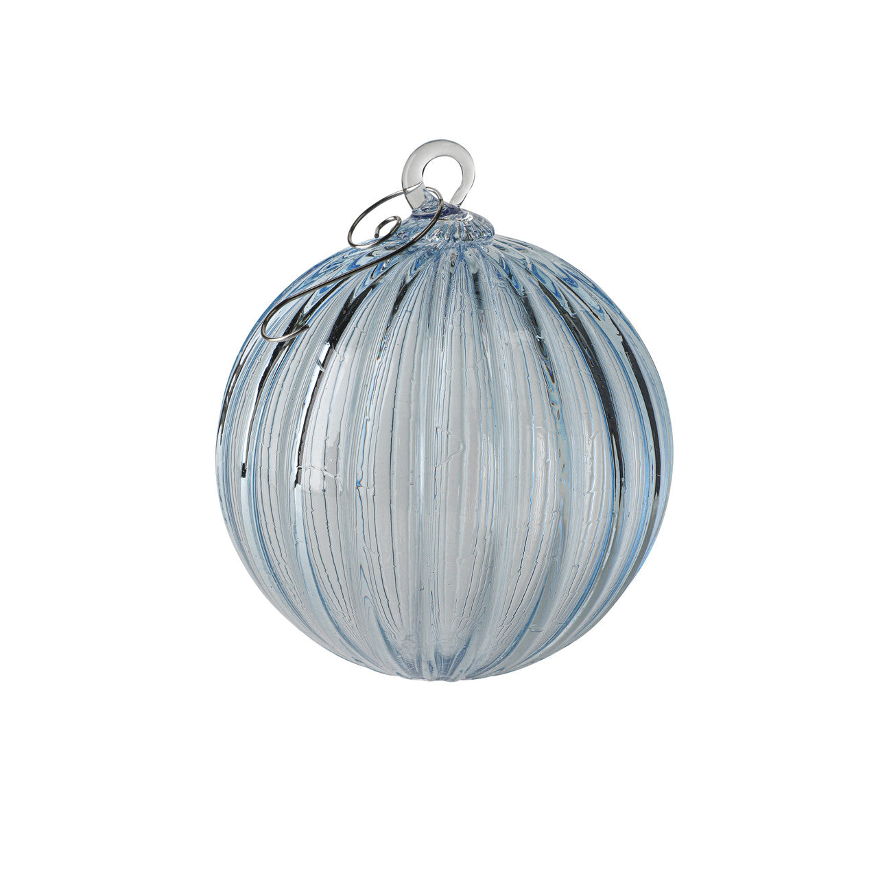 Candy Apple Red Set of 6 Mixed Handblown Glass Ornaments