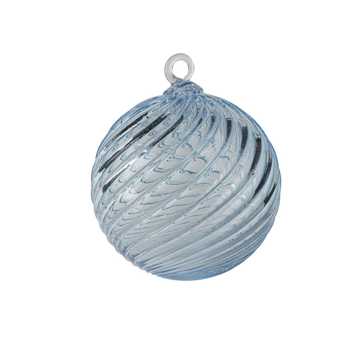 March Birthstone Handblown Glass Ornament