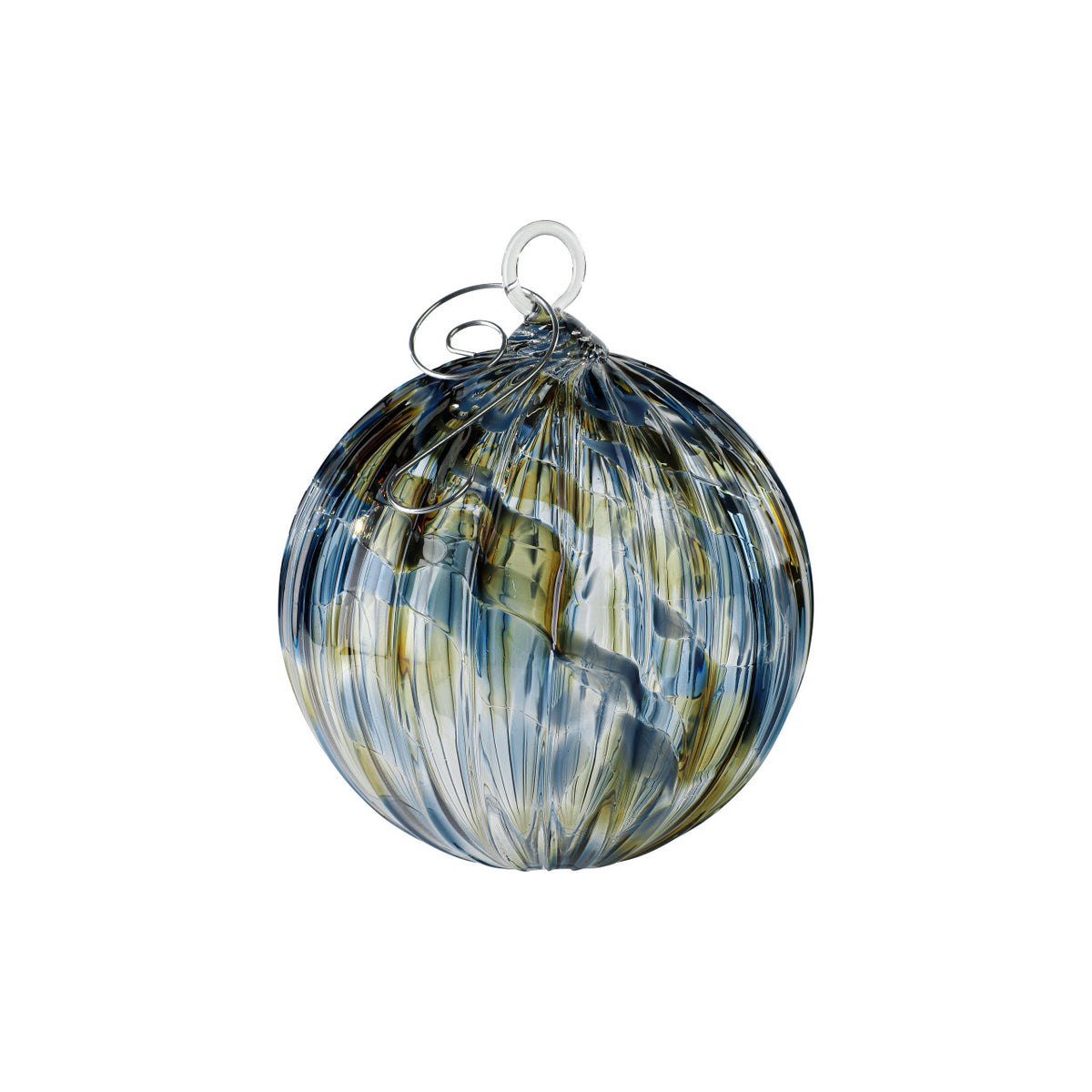 Mendocino, CA Handblown Glass Ornament