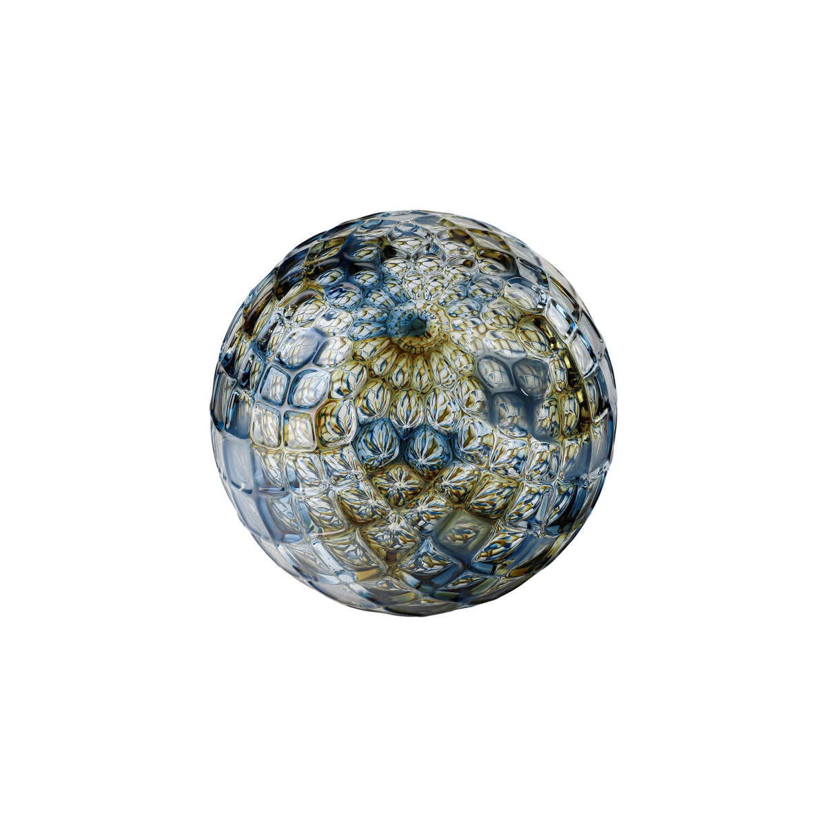 Mendocino, CA Handblown Glass Ornament