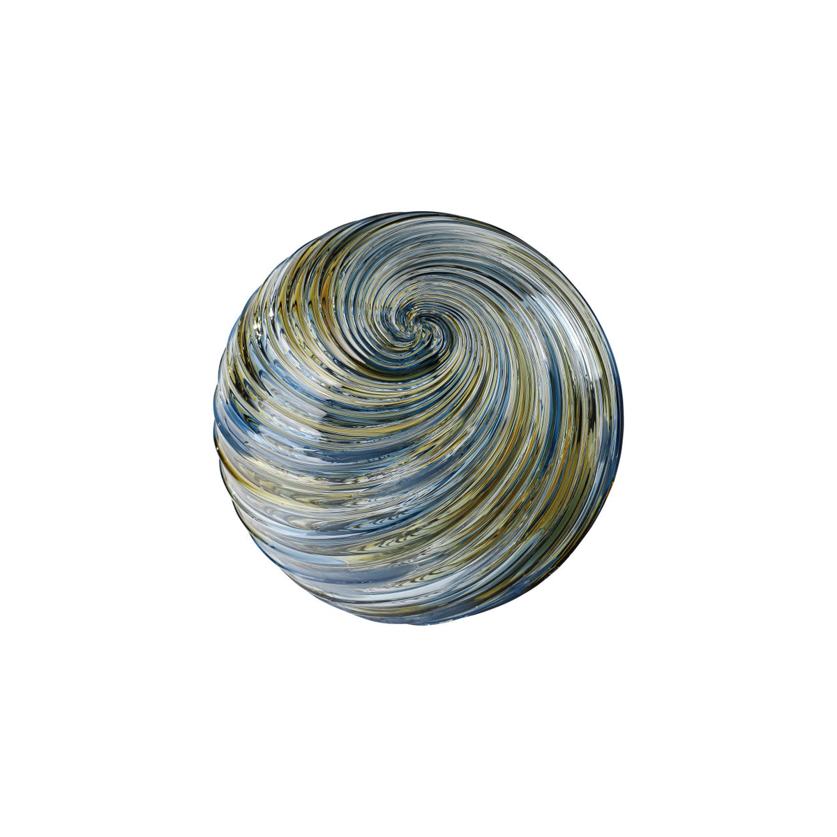 Mendocino, CA Handblown Glass Ornament