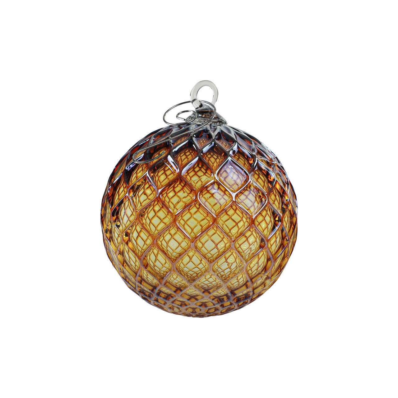 Folsom Set of 6 Mixed Handblown Glass Ornaments