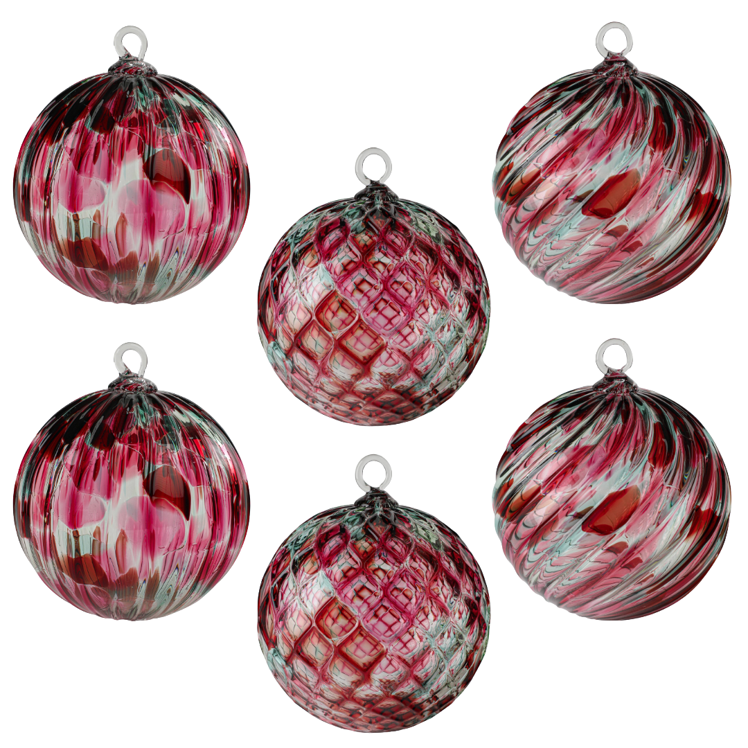 Mrs. Claus Handblown Glass Ornament