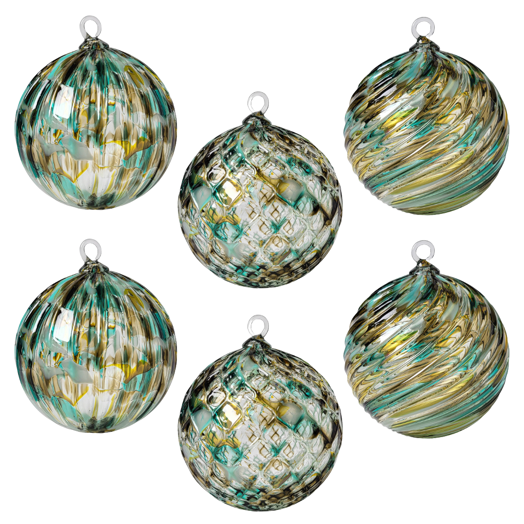 Muir Woods, CA Handblown Glass Ornament