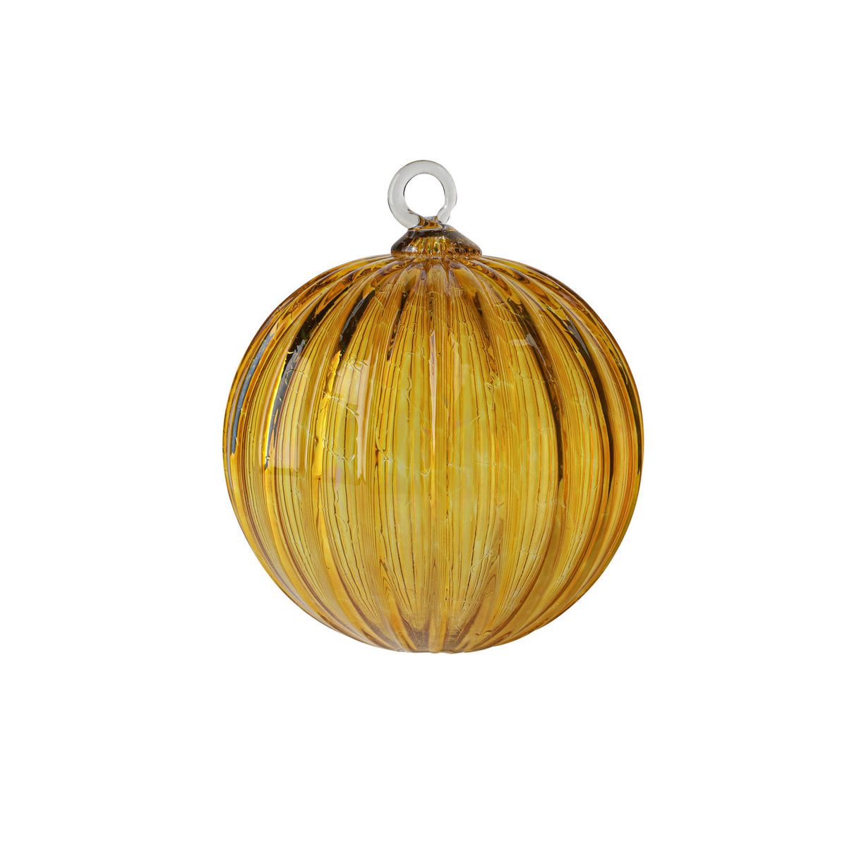 November Birthstone Handblown Glass Ornament