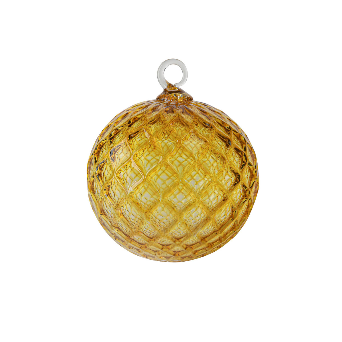 November Birthstone Handblown Glass Ornament