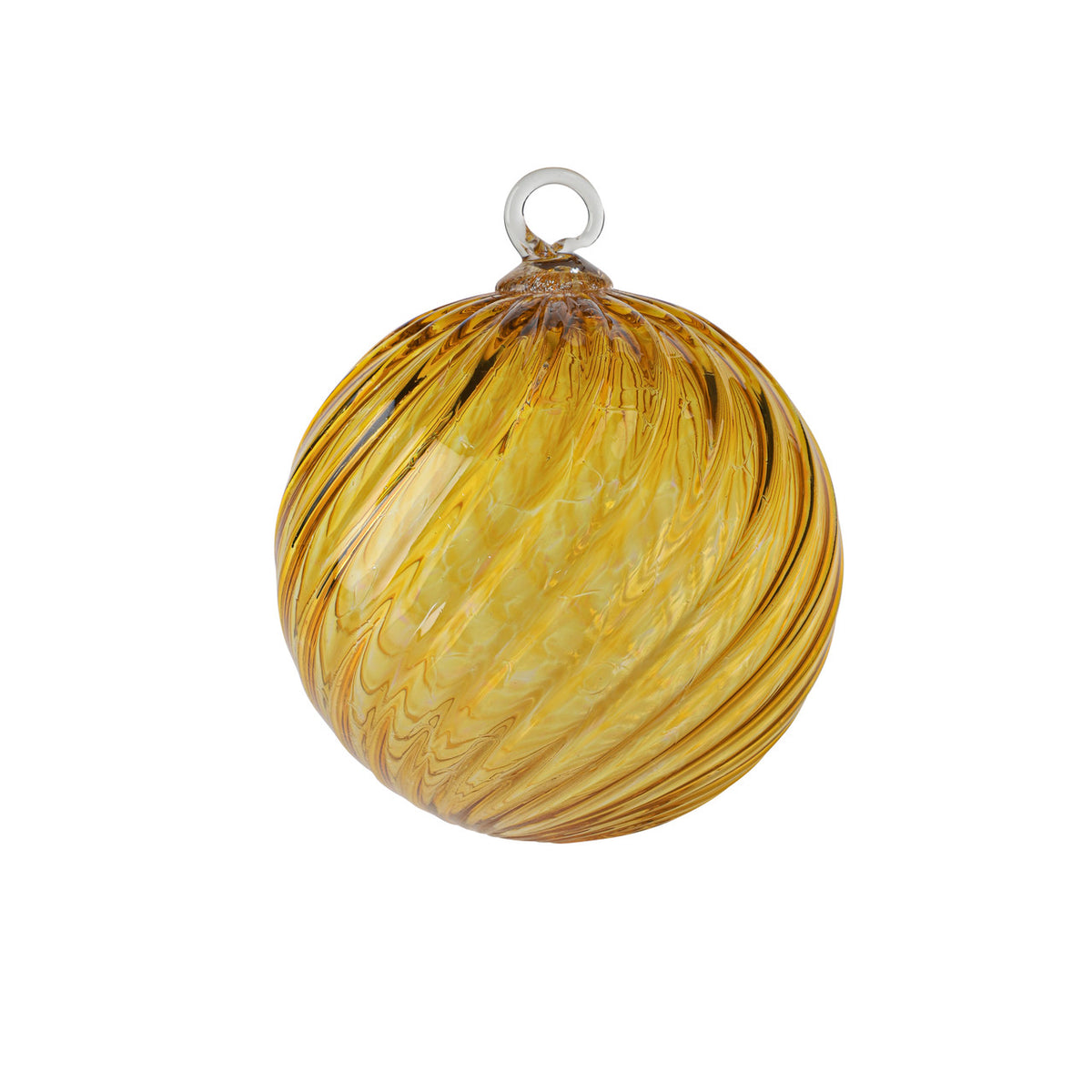 November Birthstone Handblown Glass Ornament