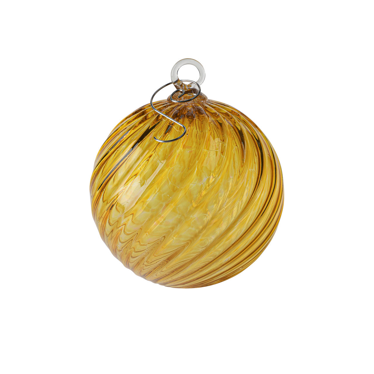 Lavender Set of 6 Mixed Handblown Glass Ornaments