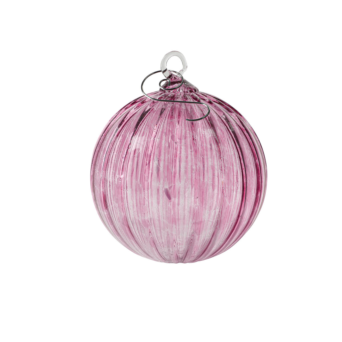 Lime Green | Sea Green | Pineapple | Light Brown Sugar | Sorbet | Pomegranate | Set of 6 | Handblown Glass Ornaments