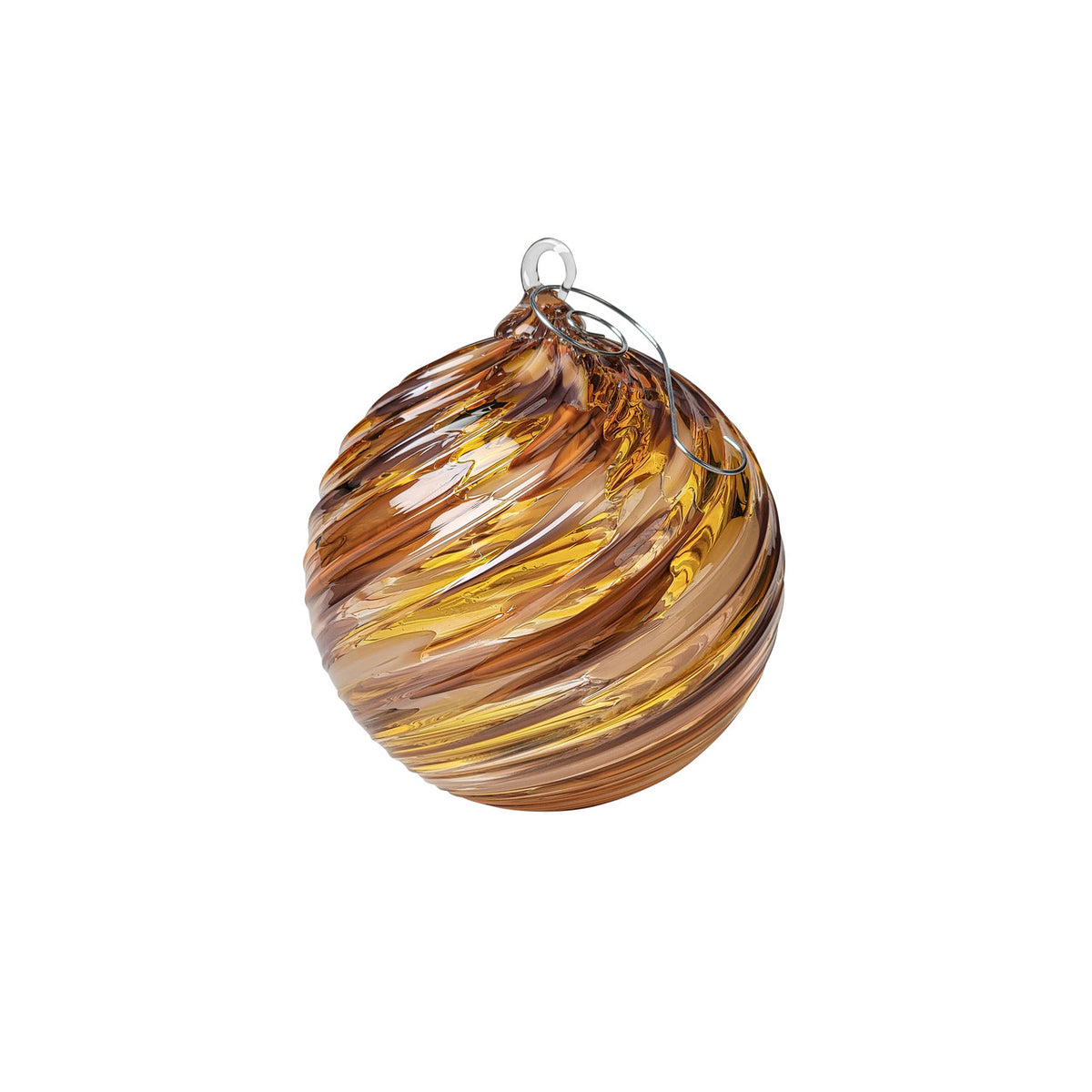 Orangevale Handblown Glass  Ornament