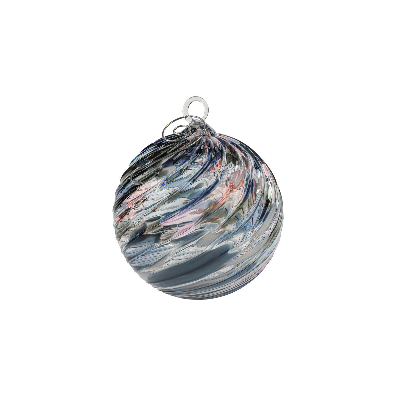 Set of 6 Handblown Glass Ornament