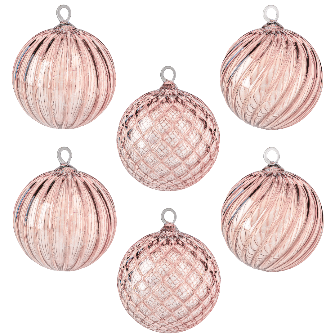 Pink Lemonade Handblown Glass Ornament