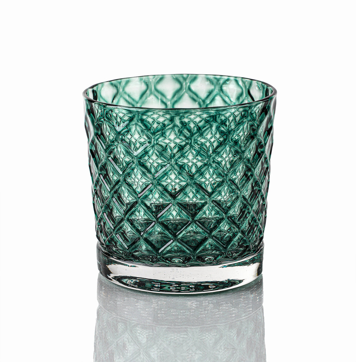 Deep Pine & Wintergreen Mindala Glass Set