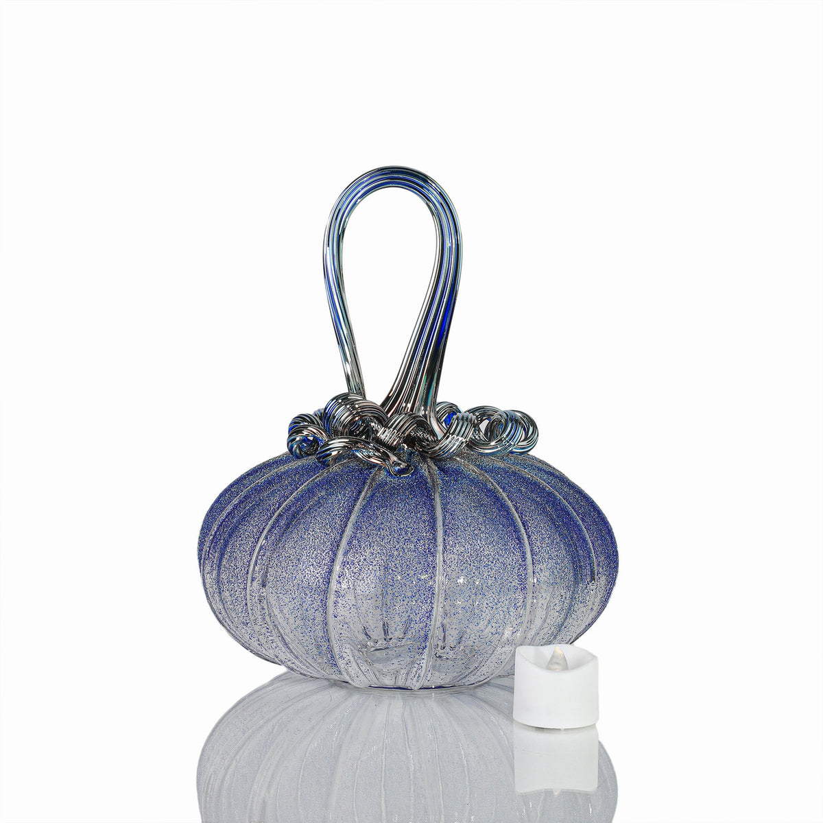 Spellbound Textured Pumpkin w/Tealight