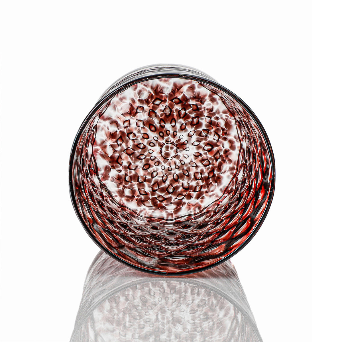 Black Cherry Mindala Glass
