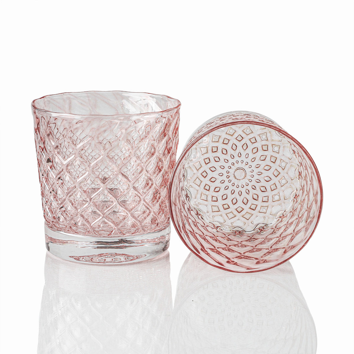 Grapefruit & Pink Lemonade Mindala Glass Set