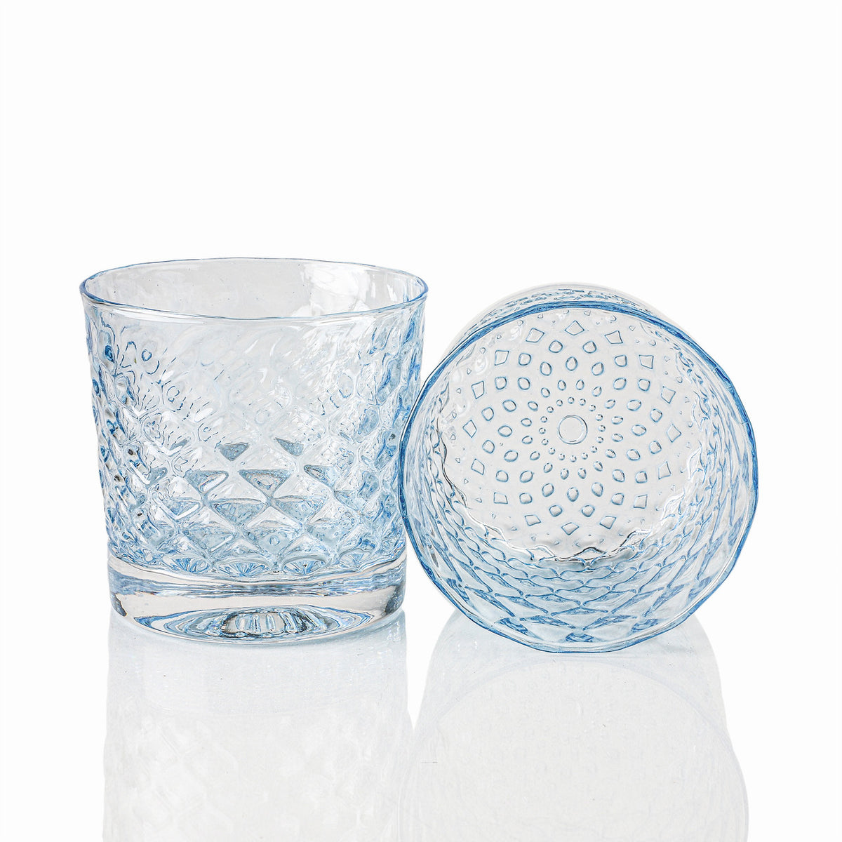Ice & Aqua Mindala Glass Set