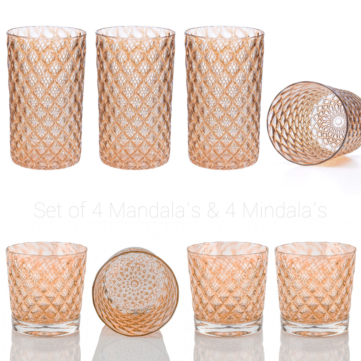 Sorbet Mandala Glass