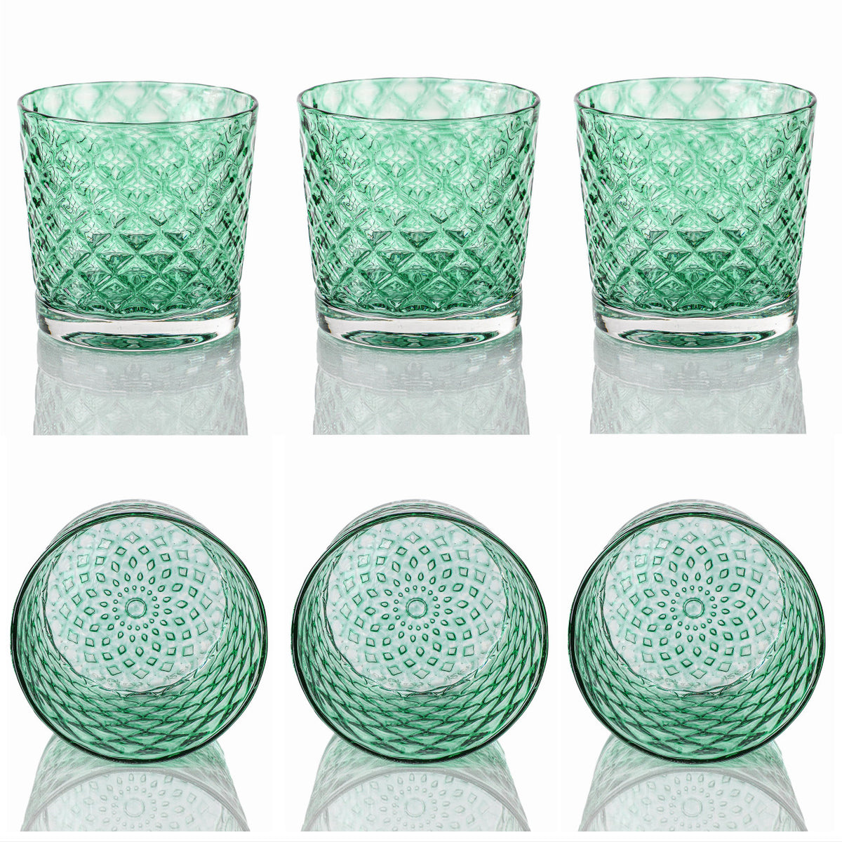 Spearmint Mindala Glass