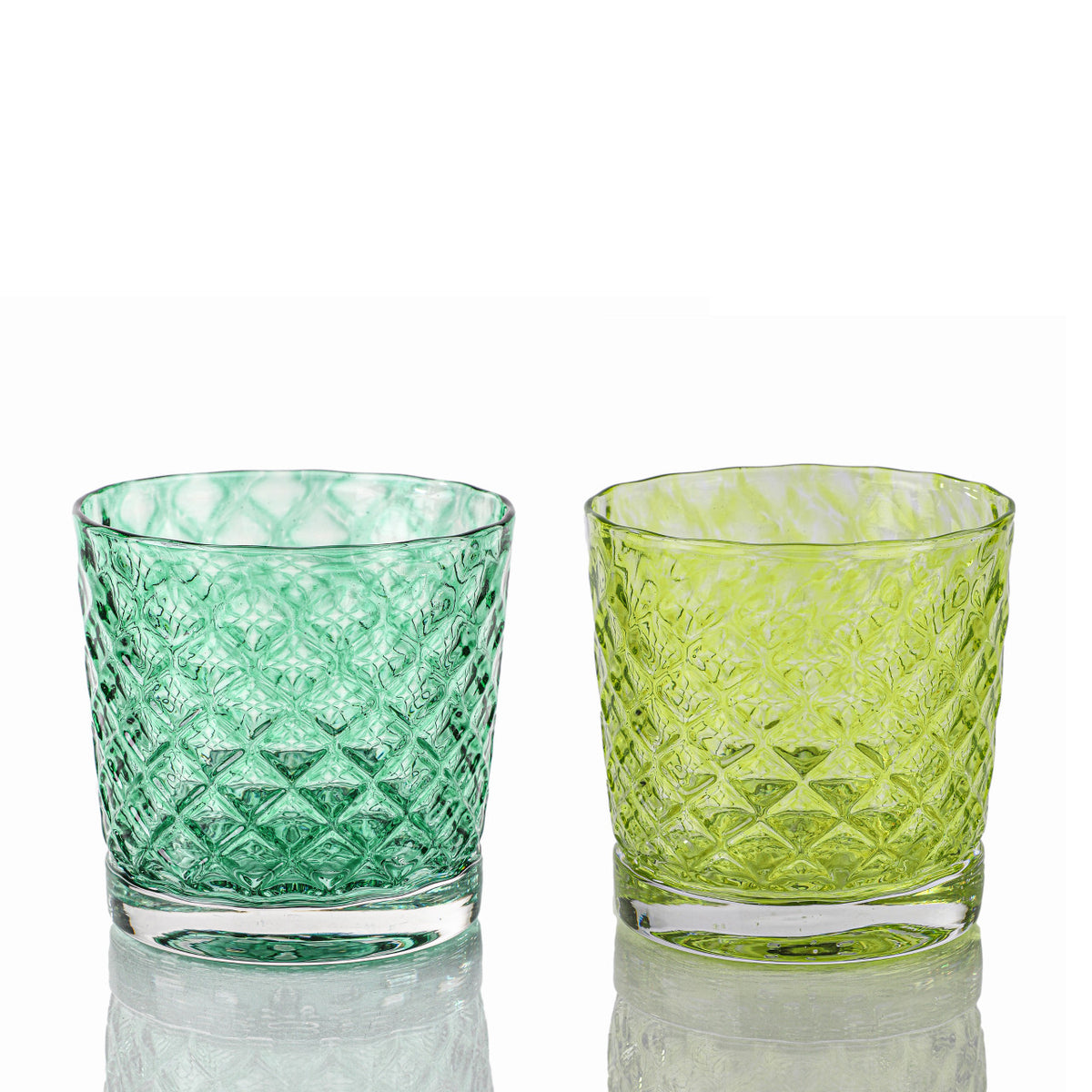 Lime Mindala Glass