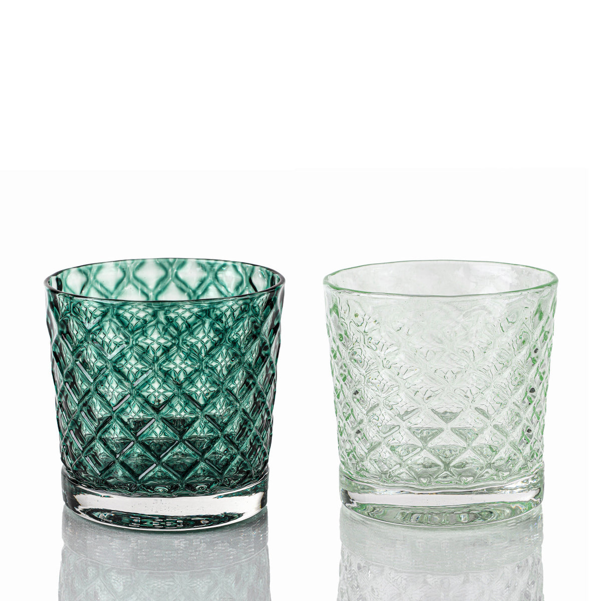 Deep Pine Mindala Glass