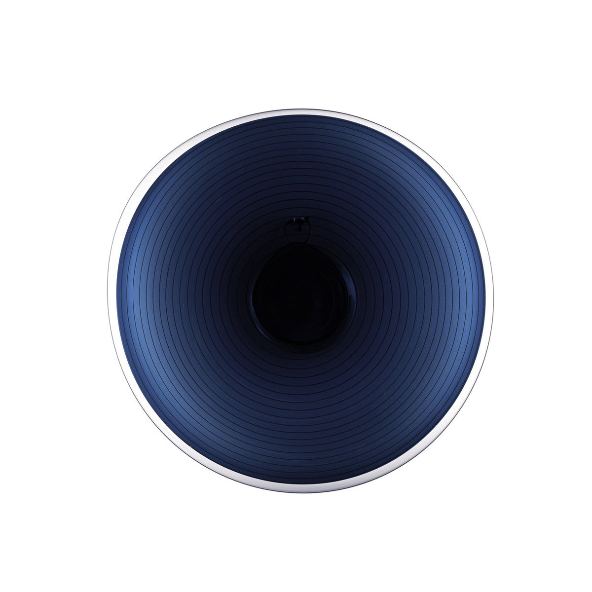 Slate Blue Spiral Rondel